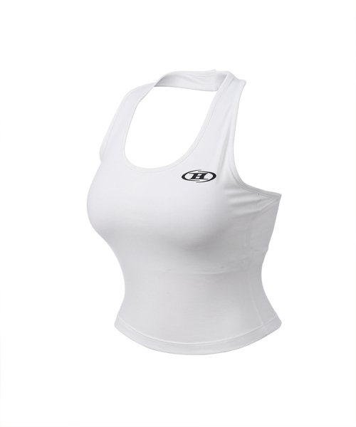 BORN TO WIN（ボーントゥウィン）の「W SYMBOL B HALTER NECK BRA TOP [WHITE]（Tシャツ/カットソー・レディース・その他・1/2）」の2枚目の写真