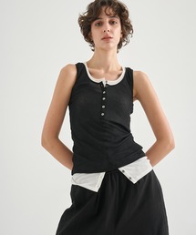 【CITY TOKYO/シティートウキョウ】Layered Tank Tops/レイヤードタンクトップ