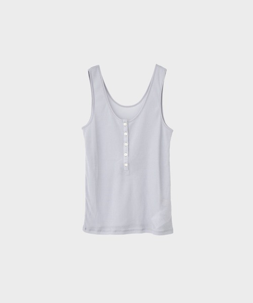 CITY TOKYO（シティトウキョウ）の「【CITY TOKYO/シティートウキョウ】Layered Tank Tops/レイヤードタンクトップ（タンクトップ・レディース・ライトグリーン/ブラック/ブルー・FREE）」の15枚目の写真