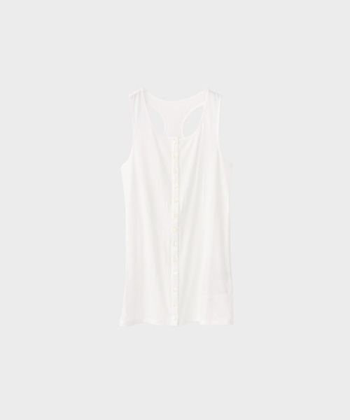 CITY TOKYO（シティトウキョウ）の「【CITY TOKYO/シティートウキョウ】Layered Tank Tops/レイヤードタンクトップ（タンクトップ・レディース・ライトグリーン/ブラック/ブルー・FREE）」の16枚目の写真