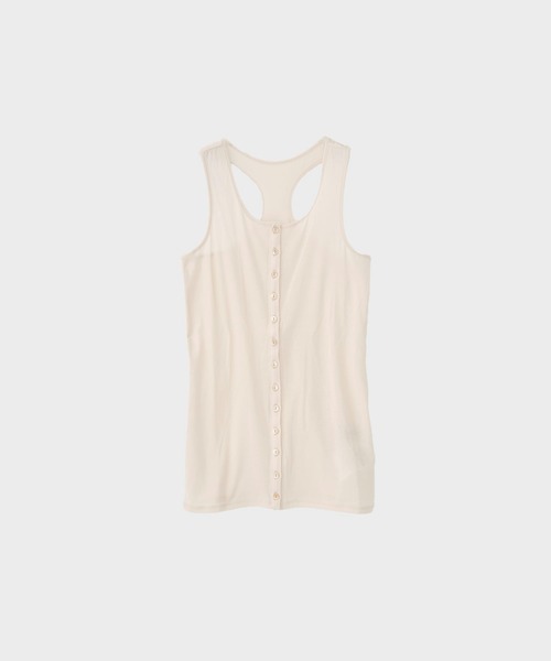 CITY TOKYO（シティトウキョウ）の「【CITY TOKYO/シティートウキョウ】Layered Tank Tops/レイヤードタンクトップ（タンクトップ・レディース・ライトグリーン/ブラック/ブルー・FREE）」の6枚目の写真