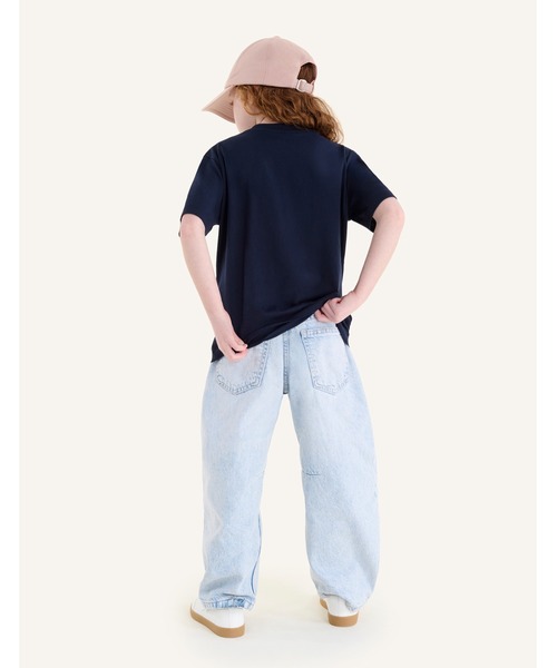Maison Kitsune（メゾンキツネ）の「FOX HEAD KID TEE-SHIRT（Tシャツ/カットソー・キッズ・ベビーピンク/ライトグレー/ホワイト/ネイビー・4/12/10/8/6）」の19枚目の写真