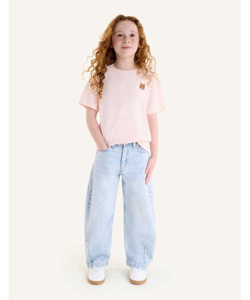 Maison Kitsune（メゾンキツネ）の「FOX HEAD KID TEE-SHIRT（Tシャツ/カットソー・キッズ・ベビーピンク/ライトグレー/ホワイト/ネイビー・4/12/10/8/6）」の13枚目の写真