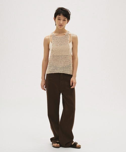TODAYFUL(トゥデイフル)の「Cary's Denim(デニムパンツ・レディース・ブラウン・23inch/26inch/25inch/24inch)」の9枚目の写真