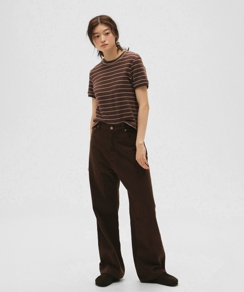 TODAYFUL(トゥデイフル)の「Cary's Denim(デニムパンツ・レディース・ブラウン・23inch/26inch/25inch/24inch)」の12枚目の写真