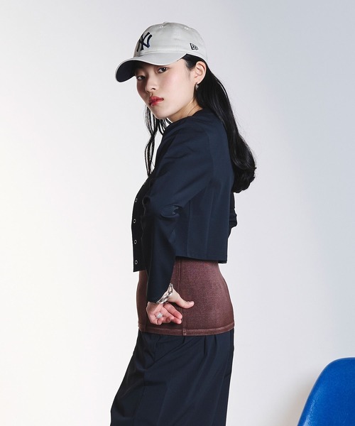 TAION(タイオン)の「(TAION)COOL CARDIGAN(カーディガン/ボレロ・レディース・ブラック/ベージュ・ONE SIZE)」の5枚目の写真