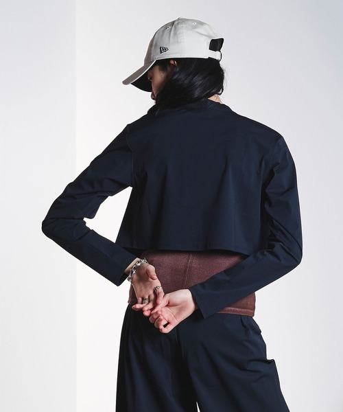 TAION(タイオン)の「(TAION)COOL CARDIGAN(カーディガン/ボレロ・レディース・ブラック/ベージュ・ONE SIZE)」の6枚目の写真
