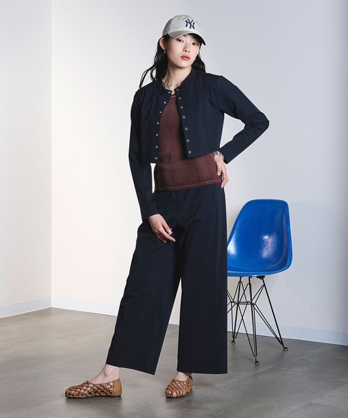 TAION(タイオン)の「(TAION)COOL CARDIGAN(カーディガン/ボレロ・レディース・ブラック/ベージュ・ONE SIZE)」の8枚目の写真