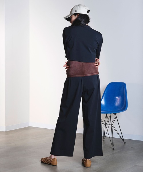 TAION(タイオン)の「(TAION)COOL CARDIGAN(カーディガン/ボレロ・レディース・ブラック/ベージュ・ONE SIZE)」の9枚目の写真