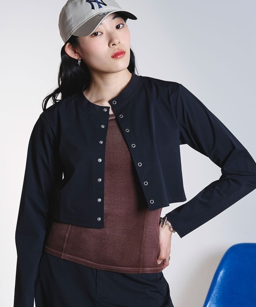 TAION(タイオン)の「(TAION)COOL CARDIGAN(カーディガン/ボレロ・レディース・ブラック/ベージュ・ONE SIZE)」の10枚目の写真
