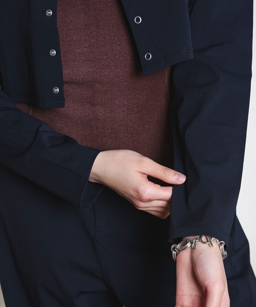 TAION(タイオン)の「(TAION)COOL CARDIGAN(カーディガン/ボレロ・レディース・ブラック/ベージュ・ONE SIZE)」の12枚目の写真
