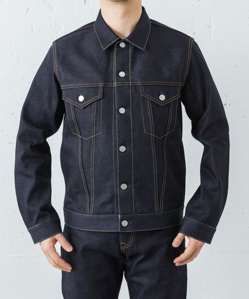 URBAN RESEARCH(アーバンリサーチ)の「MOMOTARO JEANS #003 STANDARD DENIM JACKET(デニムジャケット・メンズ・インディゴブルー・X-SMALL/XX-LARGE/X-LARGE/LARGE/MEDIUM/SMALL)」の2枚目の写真
