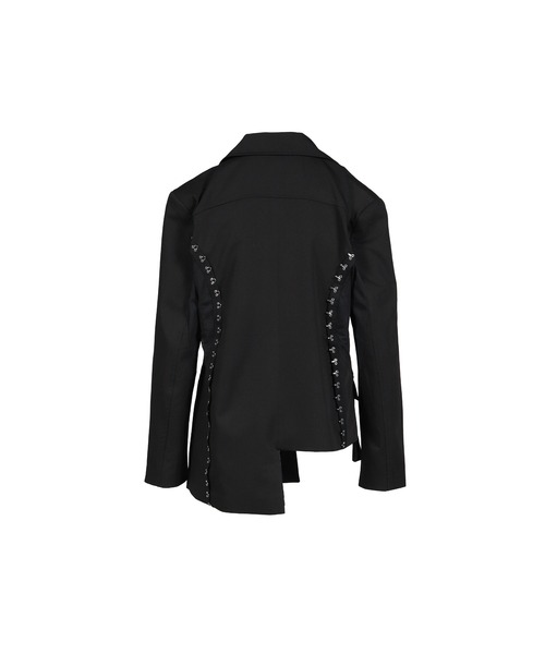 BOHEMSEO(ボヘミアンソウル)の「TIED MESH BLAZER(その他アウター・レディース・ブラック・OS)」の2枚目の写真