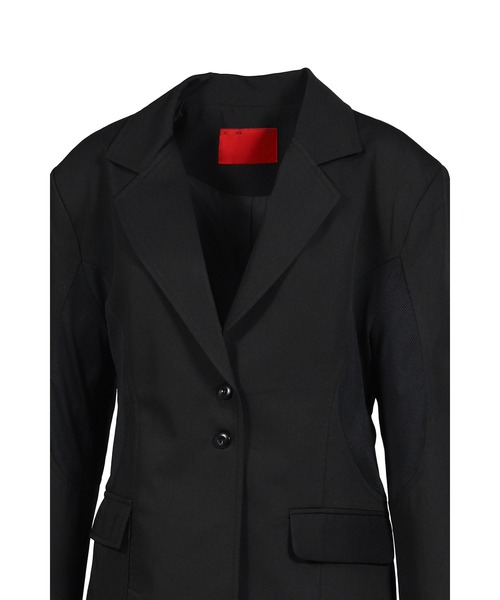 BOHEMSEO(ボヘミアンソウル)の「TIED MESH BLAZER(その他アウター・レディース・ブラック・OS)」の4枚目の写真