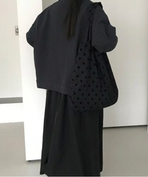 Vini（ヴィニ）の「ポルカドット チュール ワンハンドル トートバッグ（トートバッグ）」