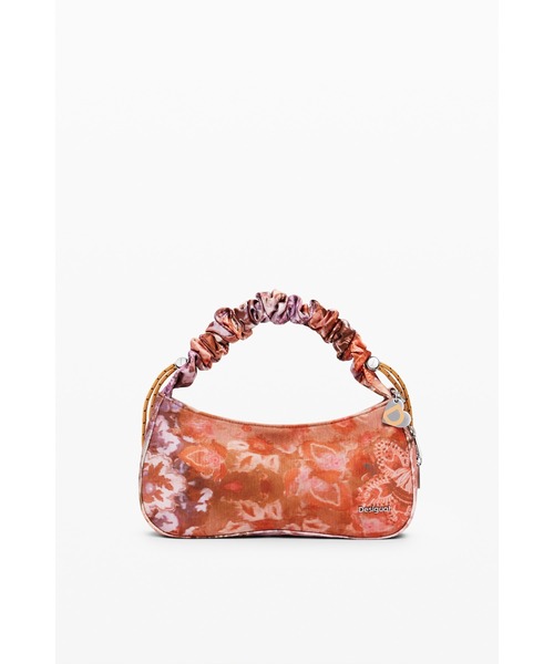 Desigual(デシグアル)の「フラワーコーデュロイシャーリングミニバッグ(ショルダーバッグ・レディース・オレンジ・FREE)」の1枚目の写真