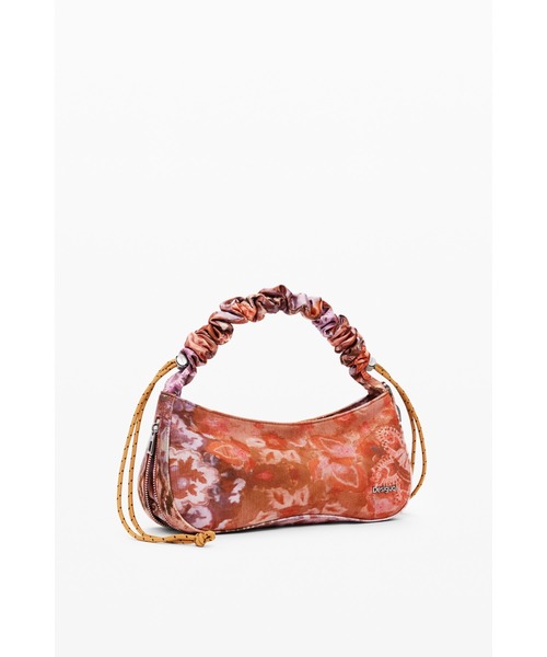 Desigual(デシグアル)の「フラワーコーデュロイシャーリングミニバッグ(ショルダーバッグ・レディース・オレンジ・FREE)」の2枚目の写真