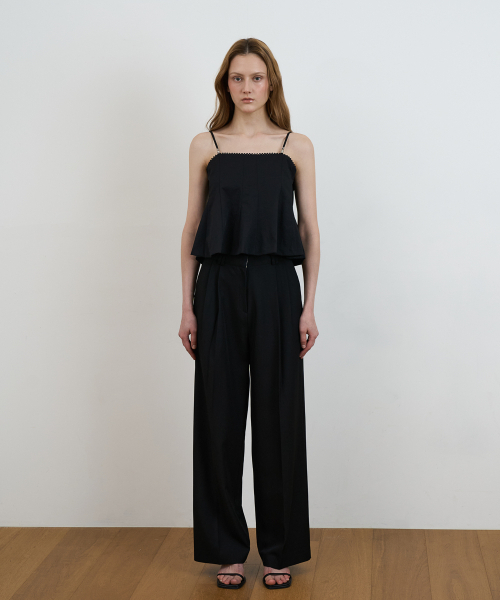 DEHEVE（デヘヴェ）の「Strap Sleeveless Blouse [Black]（シャツ/ブラウス・レディース・ブラック・SMALL/MEDIUM）」の6枚目の写真