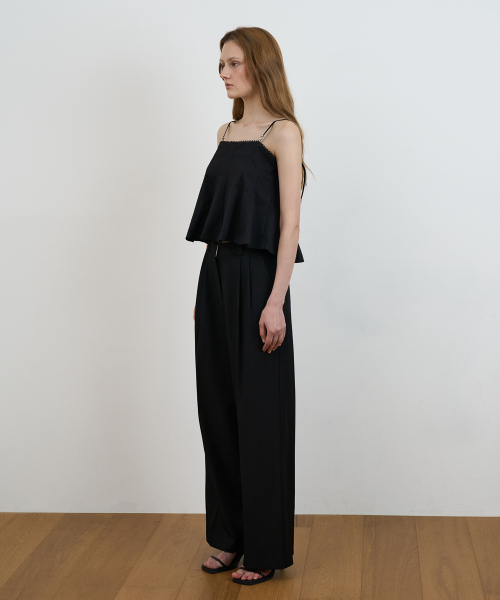 DEHEVE（デヘヴェ）の「Strap Sleeveless Blouse [Black]（シャツ/ブラウス・レディース・ブラック・SMALL/MEDIUM）」の7枚目の写真