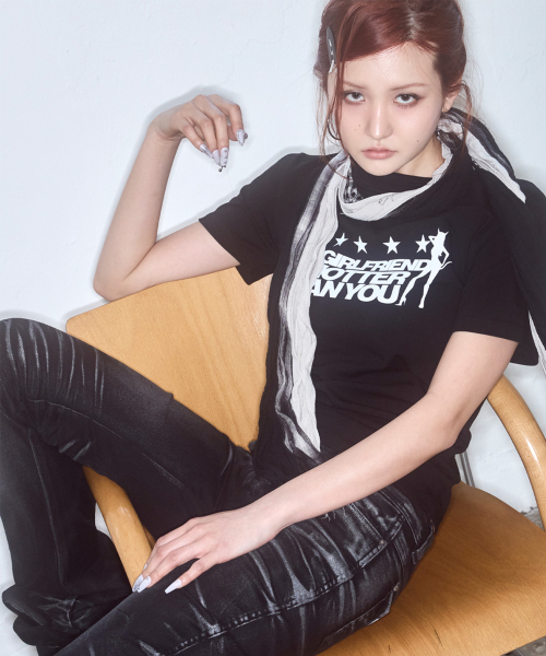 LECYTO（レシト）の「Hotter Than You T-shirt_[Black]（Tシャツ/カットソー・レディース・その他・FREE）」の2枚目の写真