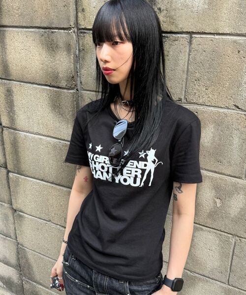 LECYTO（レシト）の「Hotter Than You T-shirt_[Black]（Tシャツ/カットソー・レディース・その他・FREE）」の4枚目の写真