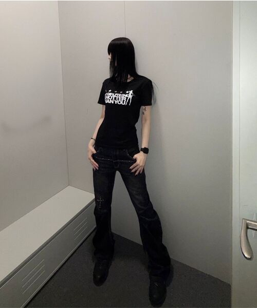 LECYTO（レシト）の「Hotter Than You T-shirt_[Black]（Tシャツ/カットソー・レディース・その他・FREE）」の6枚目の写真