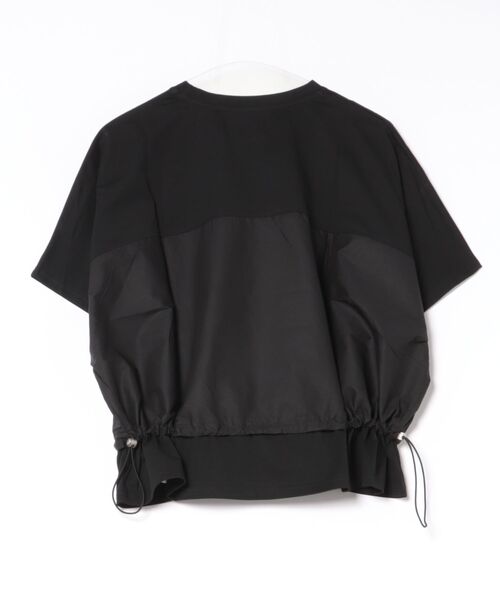 No one knows(ノーワンノーズ)の「ZOZO限定 布帛切替ワイドトップス(Tシャツ/カットソー・レディース・ブラック/ライトブルー・FREE)」の21枚目の写真