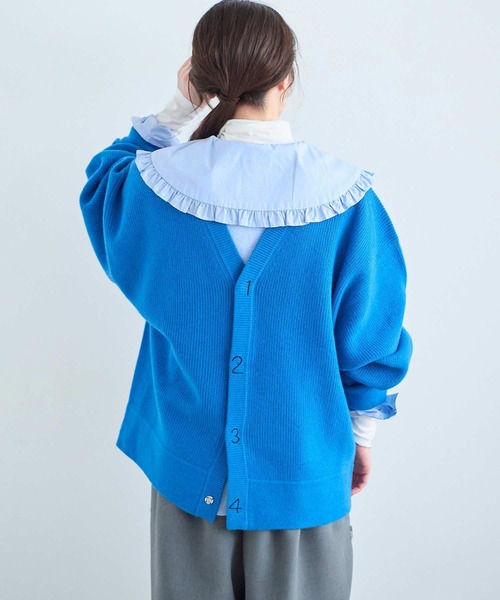 I am I in fact...（アイアムアイインファクト）の「MARTINI BLOUSE（シャツ/ブラウス・レディース・ブラック/ホワイト/サックスブルー・FREE）」の21枚目の写真