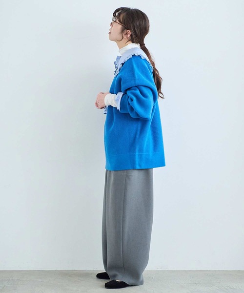 I am I in fact...(アイアムアイインファクト)の「MARTINI BLOUSE(シャツ/ブラウス・レディース・ブラック/ホワイト/サックスブルー・FREE)」の17枚目の写真
