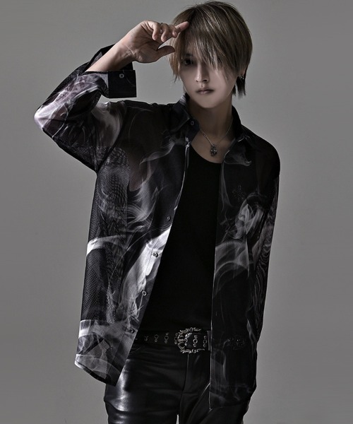 RUDOL（ルドル）の「『RUDOL/ルドル』 総プリントメッシュシャツ（シャツ/ブラウス・メンズ・レッド/ブラック・L/M）」の21枚目の写真