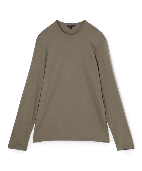 JAMES PERSE(ジェームスパース)の「リュクスジャージー ロングスリーブカットソー MELJ3246(Tシャツ/カットソー・メンズ・カーキ・1/3)」の1枚目の写真