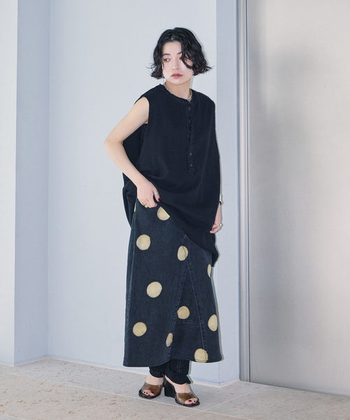 CITYSHOP(シティーショップ)の「《追加》HENRY NECK THERMAL TOP :カットソー(Tシャツ/カットソー・レディース・ホワイト/ブラック・FREE)」の13枚目の写真