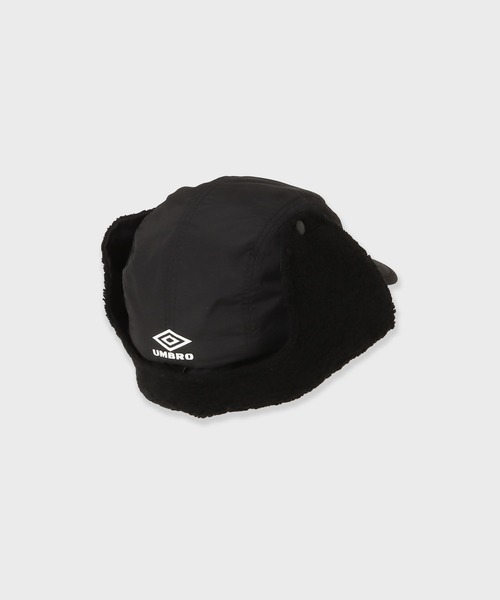 WHITE MOUNTAINEERING(ホワイトマウンテニアリング)の「White Mountaineering ×UMBRO FLIGHT CAP / WM2573813(キャップ・メンズ・ブラック・FREE)」の2枚目の写真