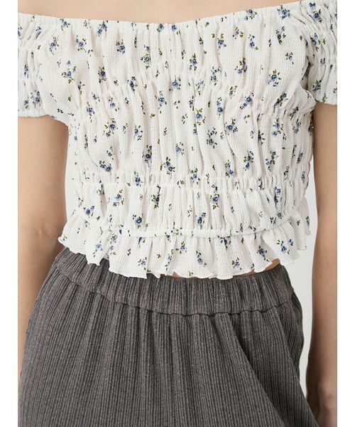 LILY BROWN（リリーブラウン）の「シャーリングカットトップス（Tシャツ/カットソー・レディース・ピンク/ドット/その他・F）」の13枚目の写真