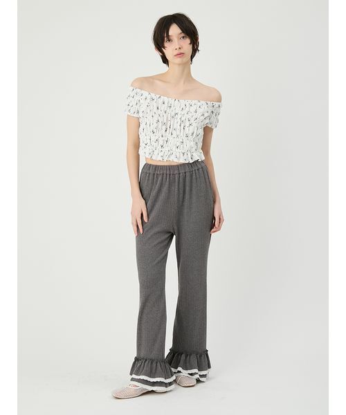 LILY BROWN（リリーブラウン）の「シャーリングカットトップス（Tシャツ/カットソー・レディース・ピンク/ドット/その他・F）」の14枚目の写真