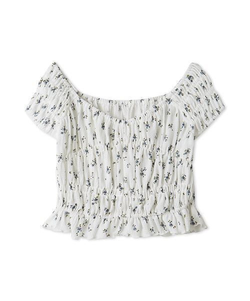 LILY BROWN（リリーブラウン）の「シャーリングカットトップス（Tシャツ/カットソー・レディース・ピンク/ドット/その他・F）」の15枚目の写真