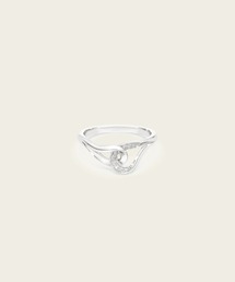 SWAROVSKI | 【公式】【スワロフスキー】Classica リング, ラウンドカット, インターロッキング, ホワイト, スターリングシルバー(リング)