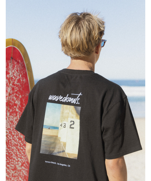 WAVEDONUTS（ウェーブドーナツ）の「VENICE T-SHIRTS_BLACK（Tシャツ/カットソー・メンズ・その他・MEDIUM/LARGE/X-LARGE）」の4枚目の写真