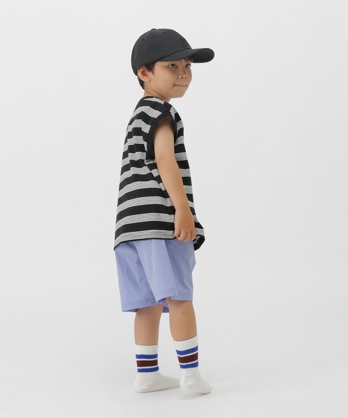 GLOBAL WORK(グローバルワーク)の「ヘビロッTEEボーダーノースリーブ/T/722115(タンクトップ・キッズ・ブラック系その他/ブラウン系その他・110cm/100cm/120cm)」の10枚目の写真