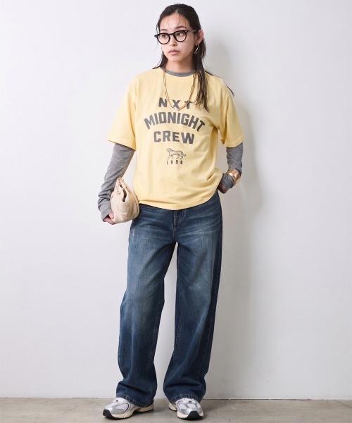 CHIC STYLE(シックスタイル)の「エアリーカットソープルオーバー<大きいサイズ有>シックスタイル(Tシャツ/カットソー・レディース・ブラック/グレー/オフホワイト・5L/4L/3L/LL/L/M)」の10枚目の写真