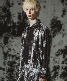 NO ID.（ノーアイディ）の「【NO ID.】Abstracts Print Long Shirt   Abstractsプリントロングシャツ（シャツ/ブラウス）」