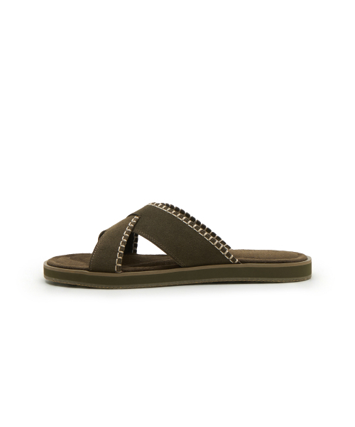 DAONATO(ダオンアト)の「Moksae X-Strap (Khaki)(サンダル・メンズ・カーキ・25cm/26cm/27cm/28cm/23cm/24cm/28.5cm/27.5cm/26.5cm/25.5cm/24.5cm/23.5cm)」の2枚目の写真