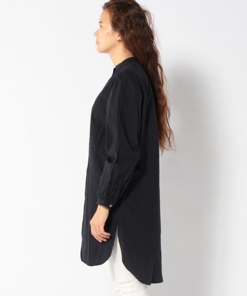 SHIPS Days(シップスデイズ)の「Villon'd: シャツチュニック(ネイビー)◇(シャツ/ブラウス・レディース・ネイビー・S~M/M~L)」の3枚目の写真