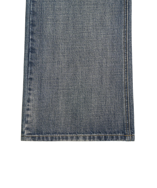 PEPLEE(ペプリー)の「Washed Denim Boots Cut Pants (Blue)(デニムパンツ・レディース・その他・SMALL/MEDIUM/LARGE)」の6枚目の写真