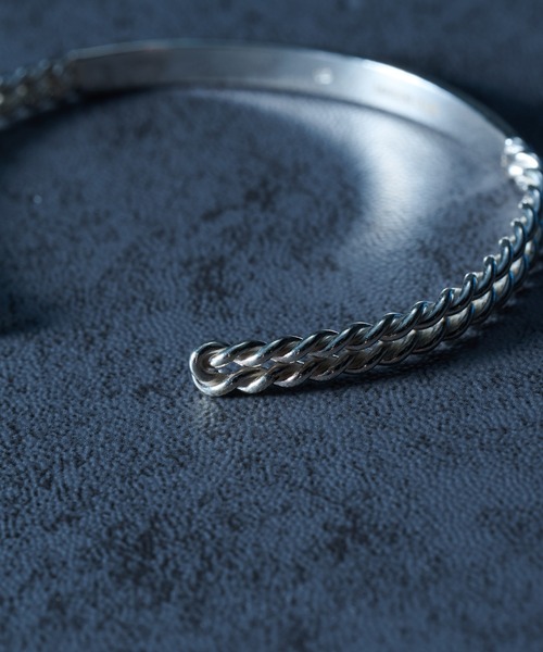 MILITARY(ミリタリー)の「【MAISON CLUB】Vintage Center Flat Bangle Silver925 KUN(バングル/リストバンド・メンズ・シルバー・FREE)」の6枚目の写真