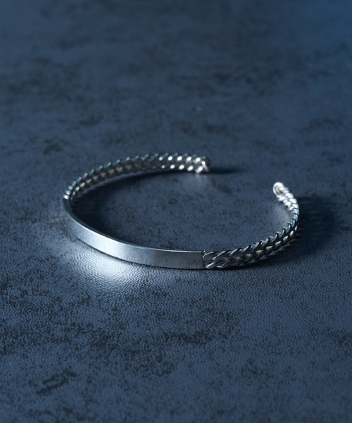 MILITARY(ミリタリー)の「【MAISON CLUB】Vintage Center Flat Bangle Silver925 KUN(バングル/リストバンド・メンズ・シルバー・FREE)」の2枚目の写真