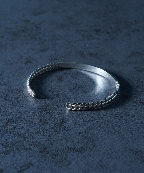MILITARY(ミリタリー)の「【MAISON CLUB】Vintage Center Flat Bangle Silver925 KUN(バングル/リストバンド・メンズ・シルバー・FREE)」の3枚目の写真