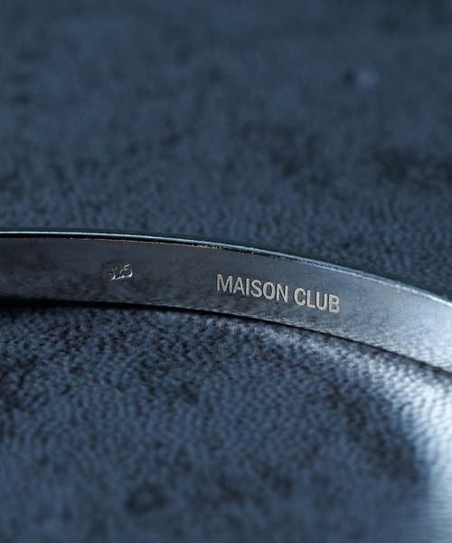 MILITARY(ミリタリー)の「【MAISON CLUB】Vintage Center Flat Bangle Silver925 KUN(バングル/リストバンド・メンズ・シルバー・FREE)」の4枚目の写真