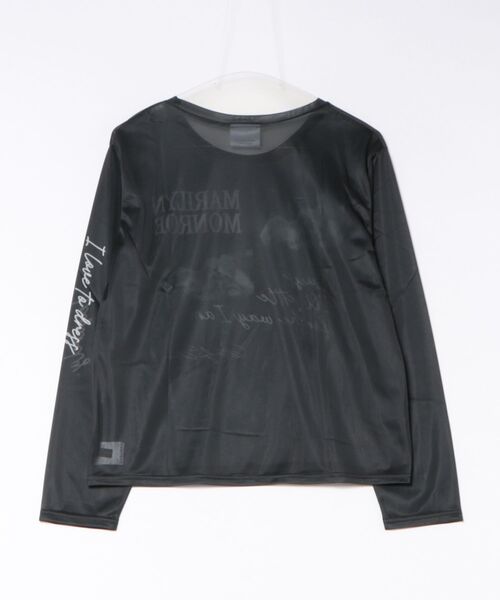 PAGEBOY(ページボーイ)の「【Marilyn Monroe】フォトシアーロングスリーブ(Tシャツ/カットソー・レディース・ブラック/オフホワイト・FREE)」の21枚目の写真