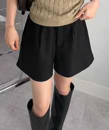 バックフリルハイウエストショートパンツ